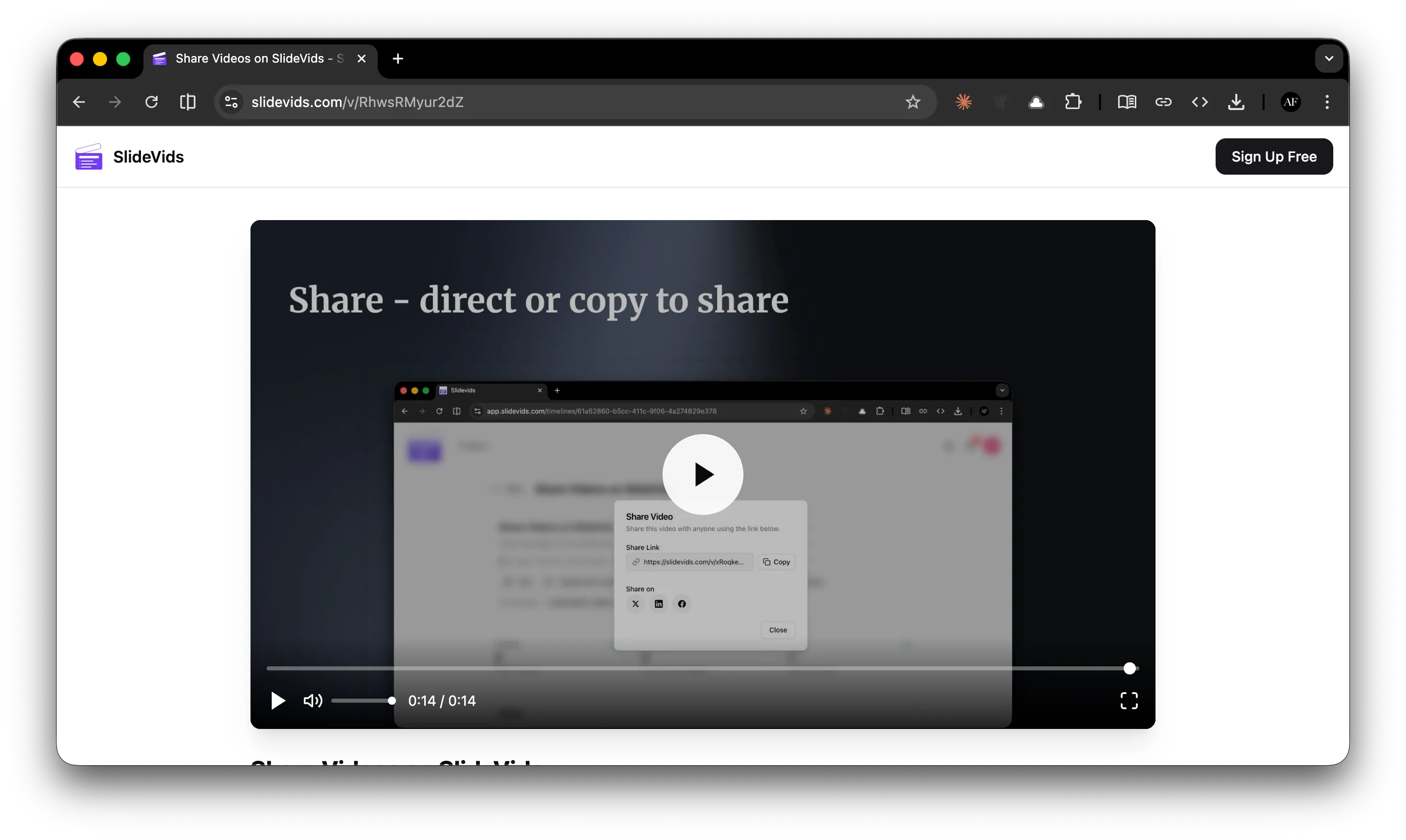 Share with SlideVids