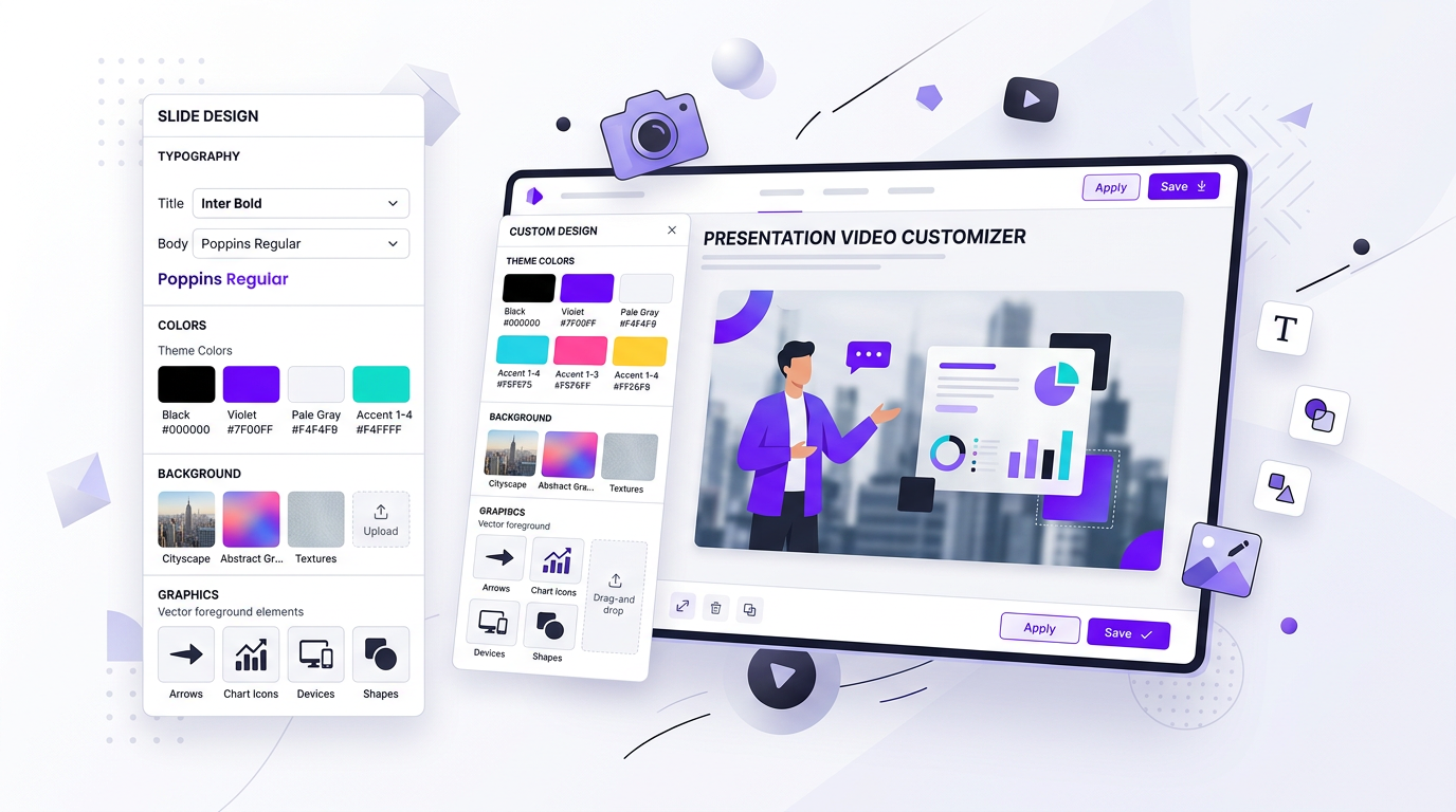 Editorial cover image for customizing SlideVids video slides